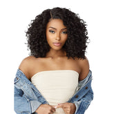 Sensationnel Curls Kinks Textured Lace Kinky Edges Glueless Y-Part HD Lace Front Wig - KINKY RINGLET CURL 14"